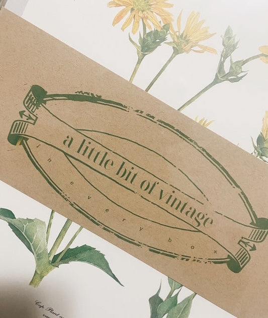 Three Ways to Inexpensively Style a Vintage Print