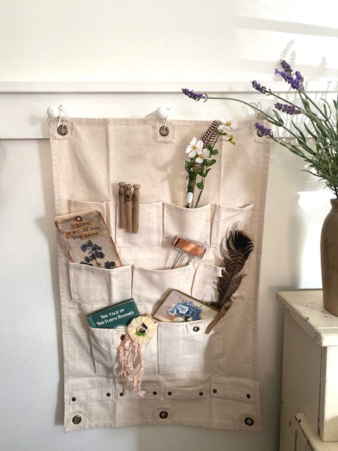 Canvas Pocket Organizer