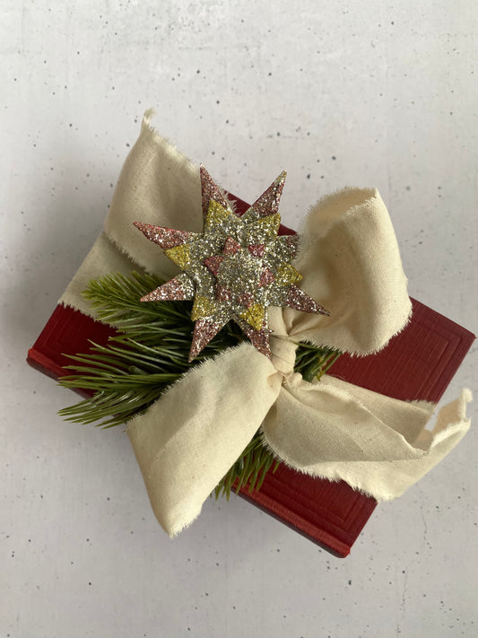 Stack of Three Decorated Vintage Encyclopedia
