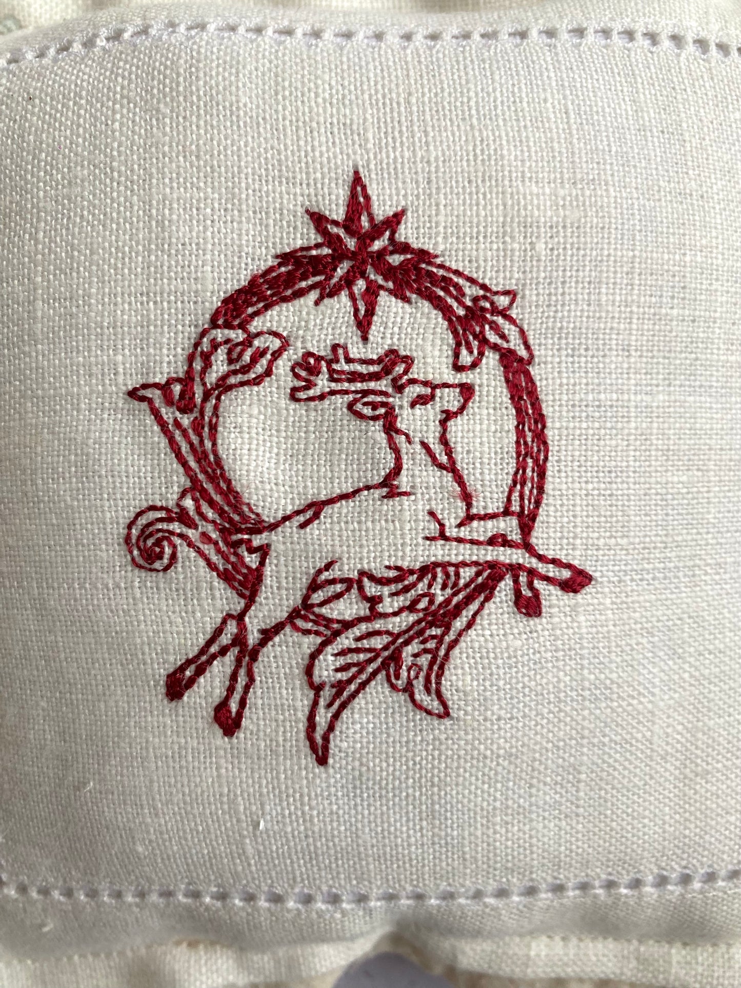 Mini Vintage Quilt & Embroidered Mini Pillows