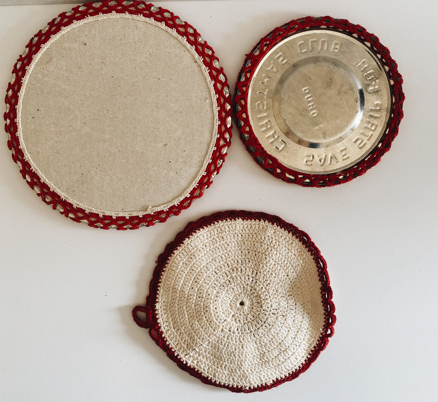 Handmade Vintage Crochet Potholders