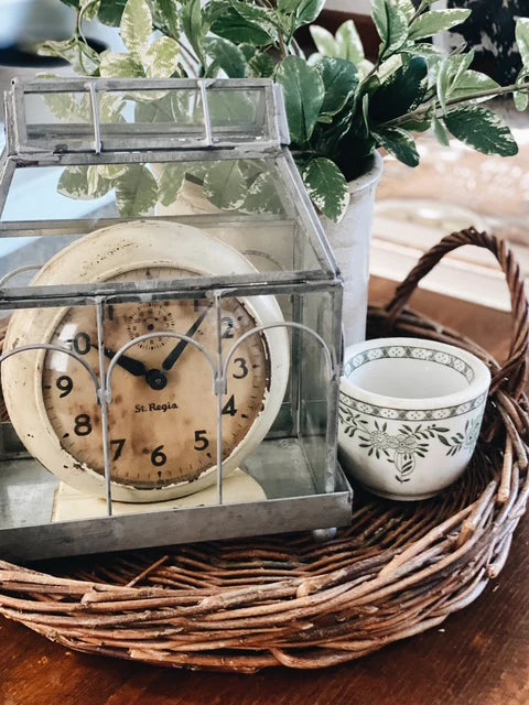 Mini Galvanized and Glass Greenhouse