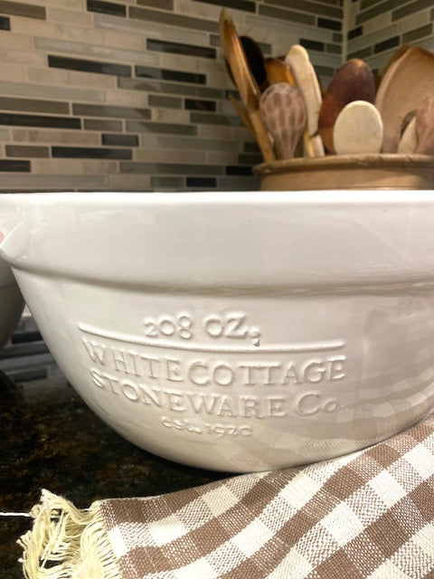 Farmhouse Mixing Bowls - set of 3 Super Bowl Sunday Sale! Today only!