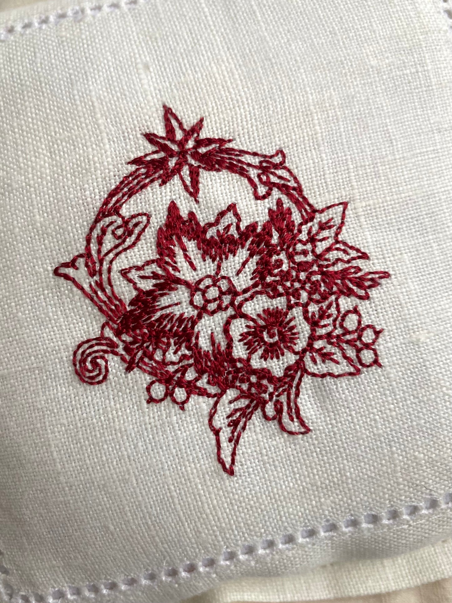 Mini Vintage Quilt & Embroidered Mini Pillows