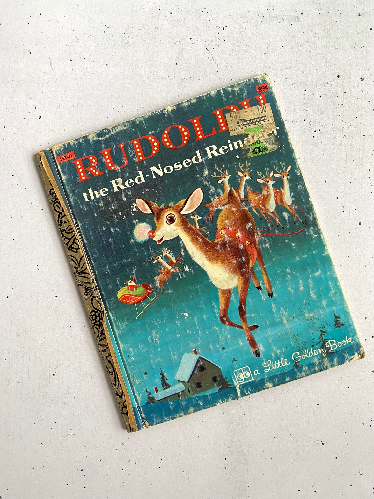 Vintage Rudolph Little Golden Book
