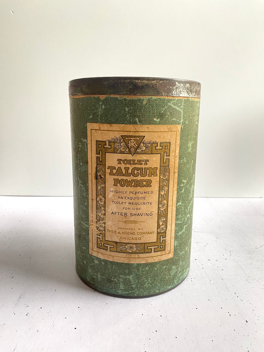 Vintage Talcum Powder Canister