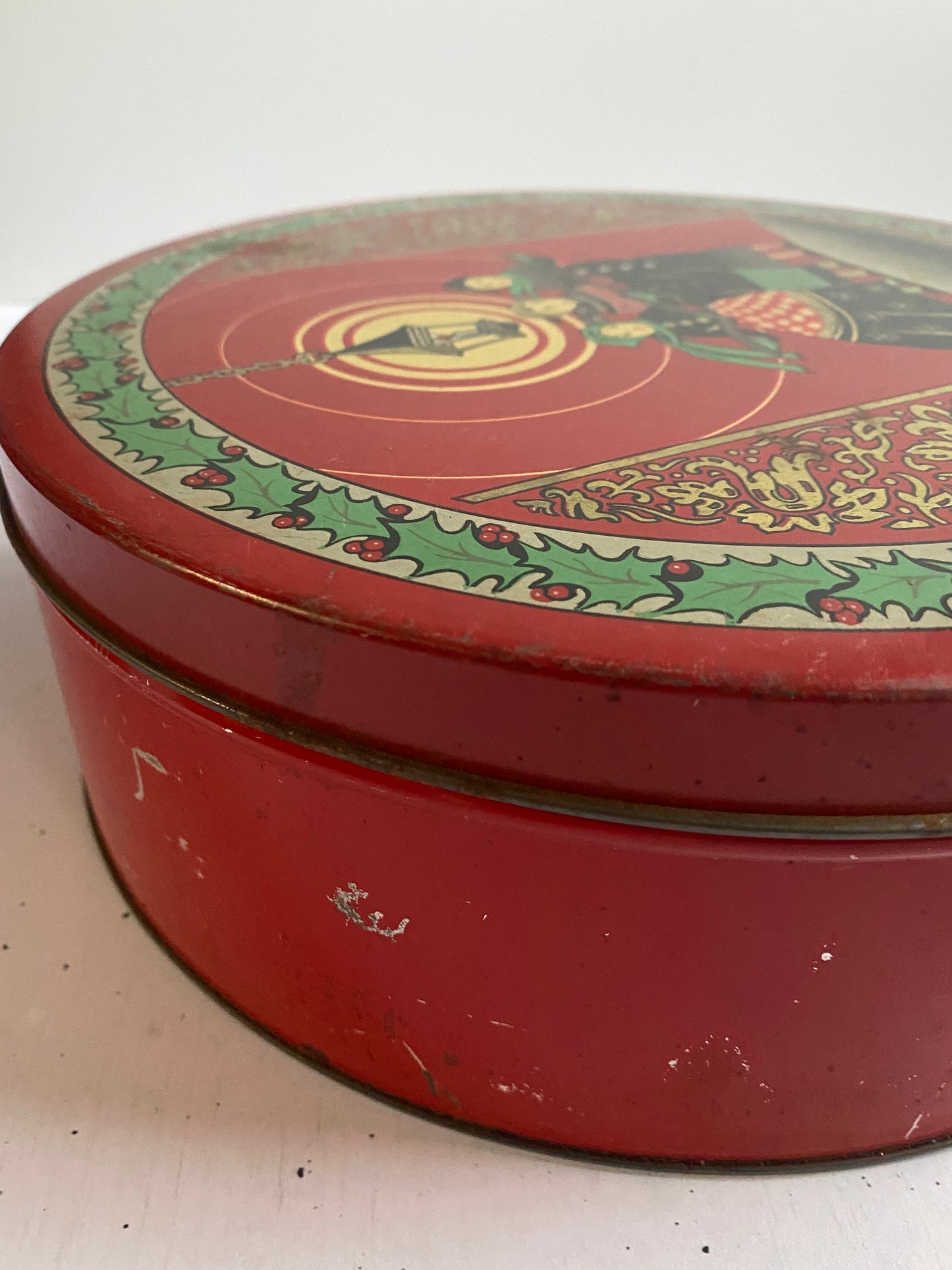 Vintage Christmas Treat Tin