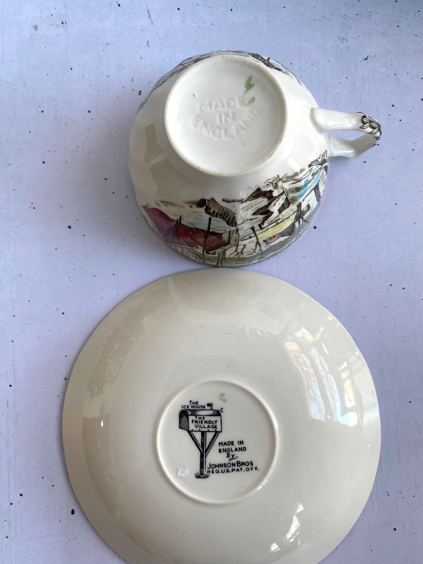 Johnson Bros England Cup and Saucer - Set of 6