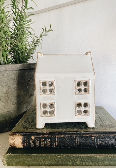 Ceramic Tea Light Cottage