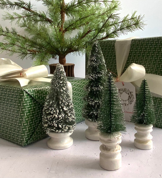 Vintage Insulator Trees Instant Collection of 4