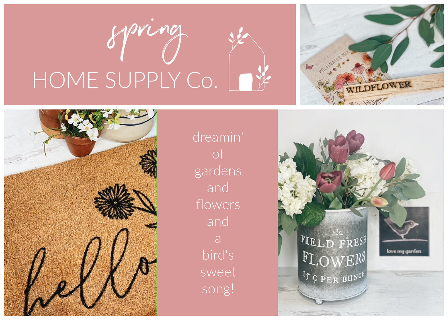 Home Supply Co. Subscription Box- Next Up Spring Box - shipping mid March!